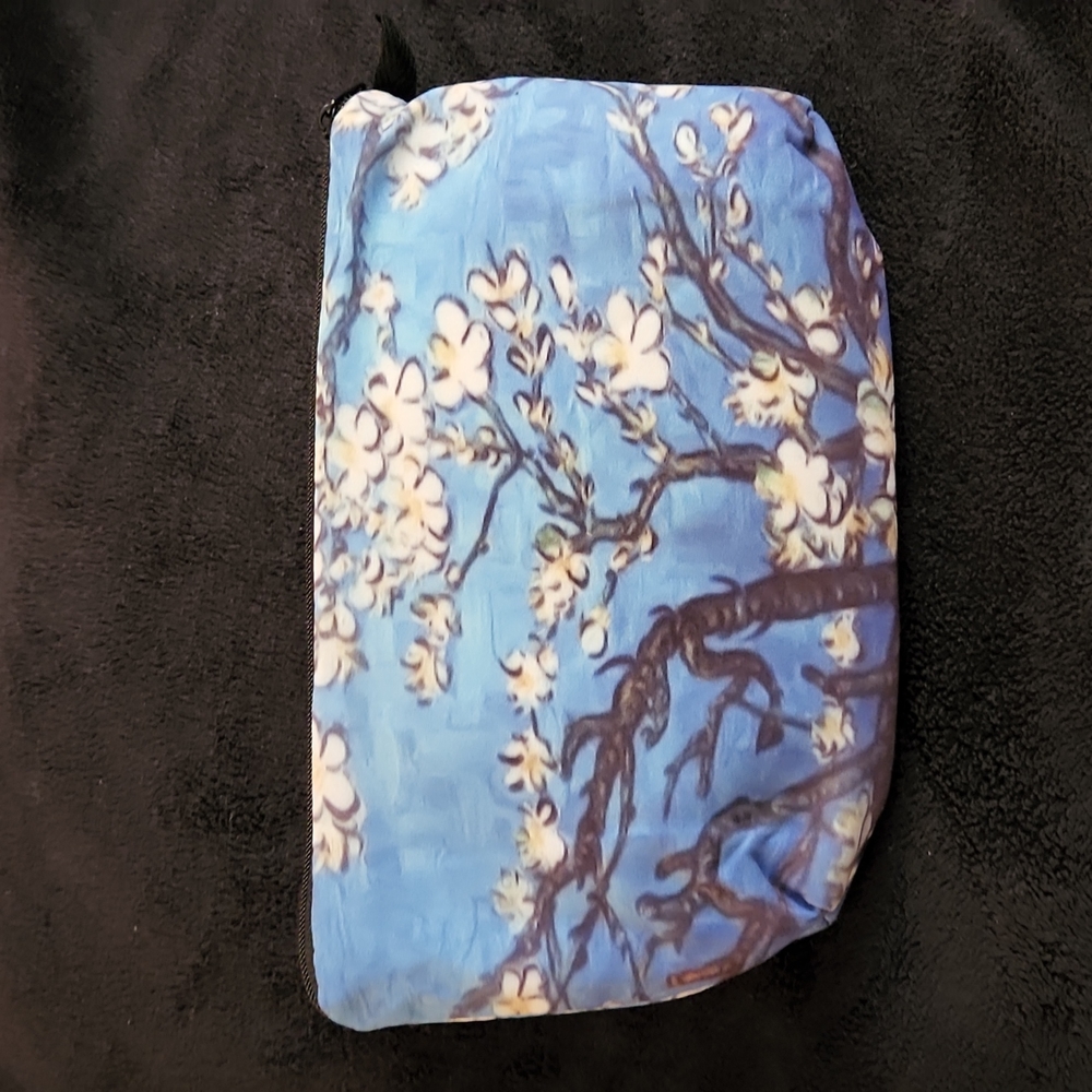 NEW- Cosmetic Bag- Tree, blue background